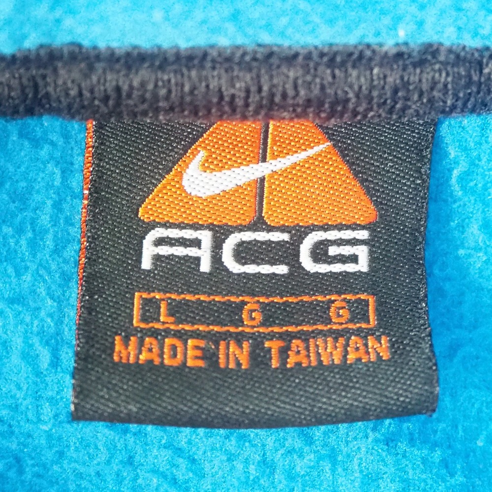 Vintage Nike ACG Therma Fit Fleece Vest Men's Large Full Zip Thermal Y2K - Picture 4 of 10